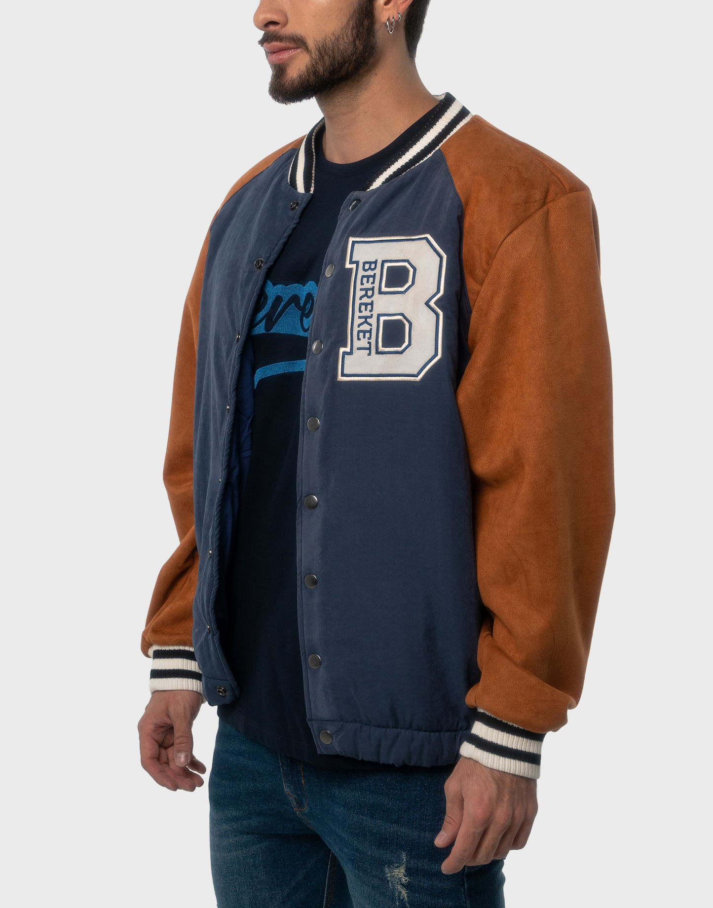 Bomber Jacket Hombre / Azul - Terracota N/C